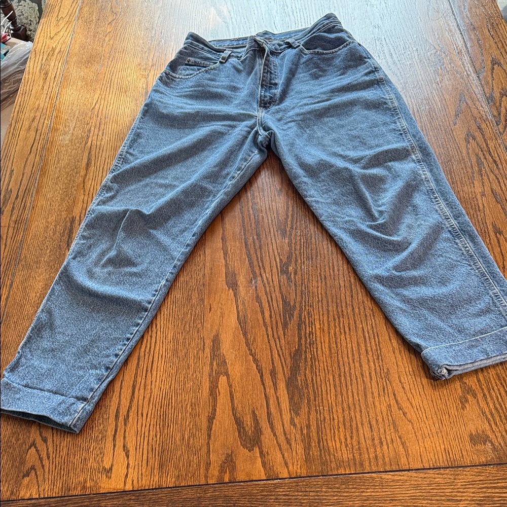 Vintage Gitano High Rise Mom Jeans Cropped Denim Blue 90s Women’s 12